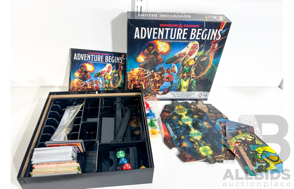 D&D Adventure Begins Boardgame, Comic Book Reprint Compilations, Three Disney Books and Tech Deck Accessories