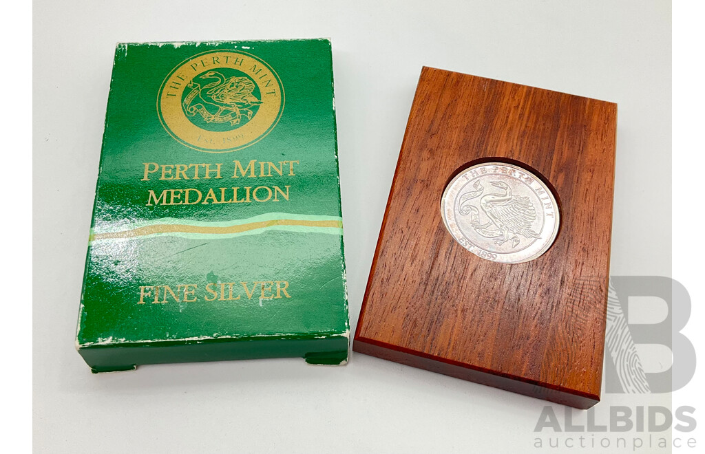 Perth Mint Medallion 2000, Fine Silver