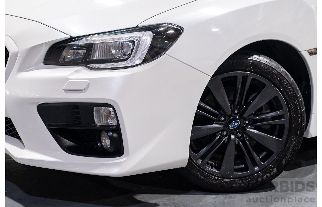 10/2014 Subaru WRX Premium (AWD) MY15 4d Sedan White 2.0L Turbo