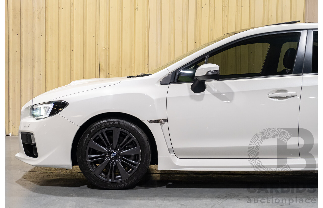 10/2014 Subaru WRX Premium (AWD) MY15 4d Sedan White 2.0L Turbo