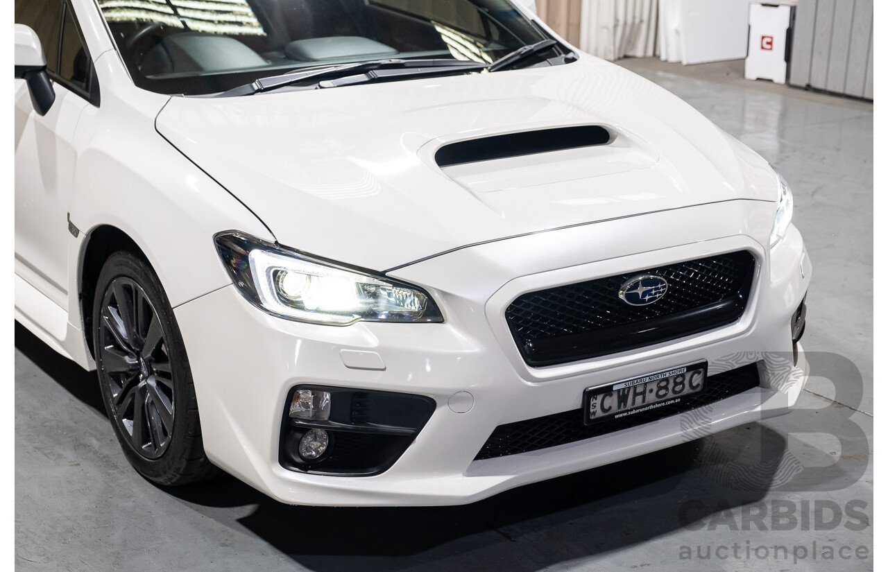 10/2014 Subaru WRX Premium (AWD) MY15 4d Sedan White 2.0L Turbo