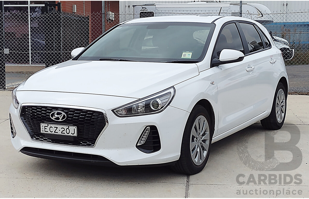 6/2019 Hyundai i30 Go PD 5d Hatchback White 2.0L