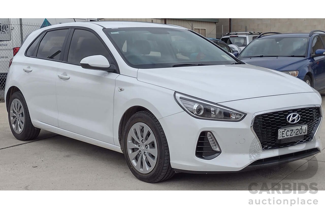 6/2019 Hyundai i30 Go PD 5d Hatchback White 2.0L