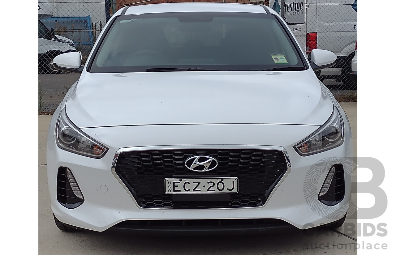 6/2019 Hyundai i30 Go PD 5d Hatchback White 2.0L