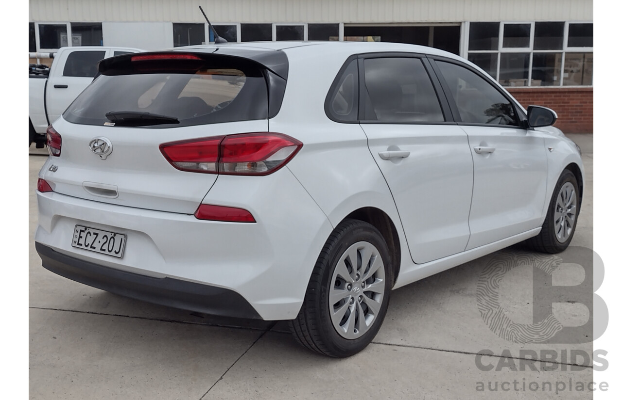 6/2019 Hyundai i30 Go PD 5d Hatchback White 2.0L