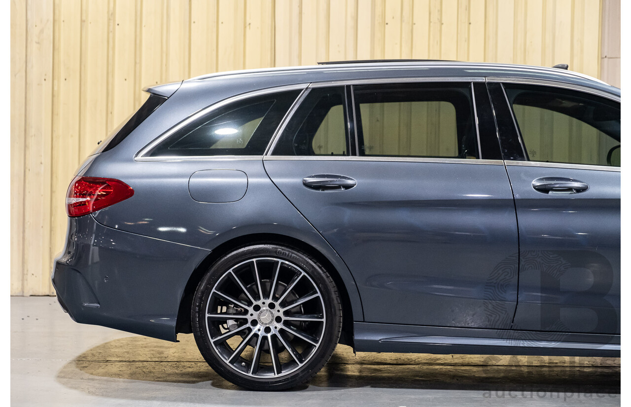 1/2015 Mercedes-Benz C200 Estate AMG Line W205 MY16 4d Wagon Tenorite Grey Metallic Turbo 2.0L