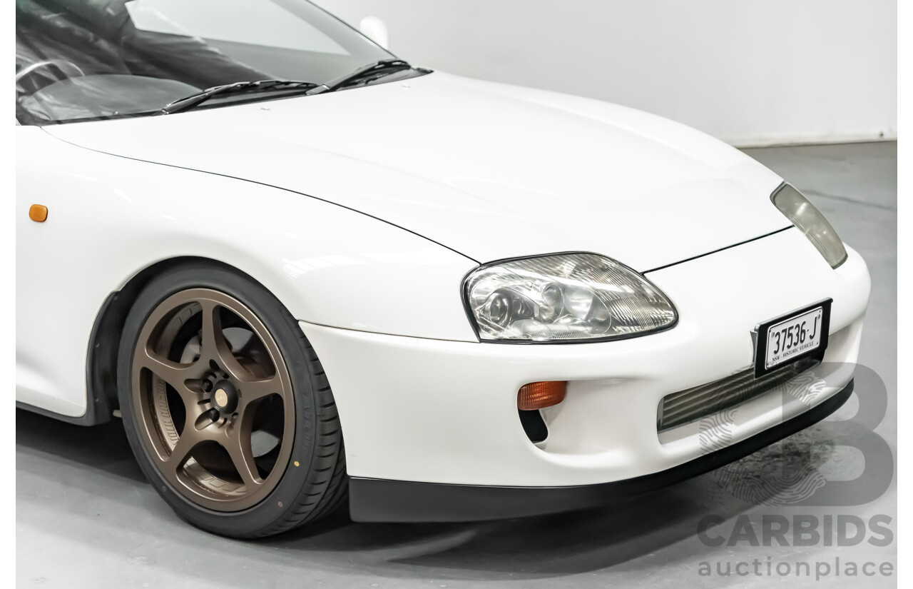 08/1993 Toyota Supra RZ JZA80 2Dr Coupe White 2JZGTE 3.0L Turbo