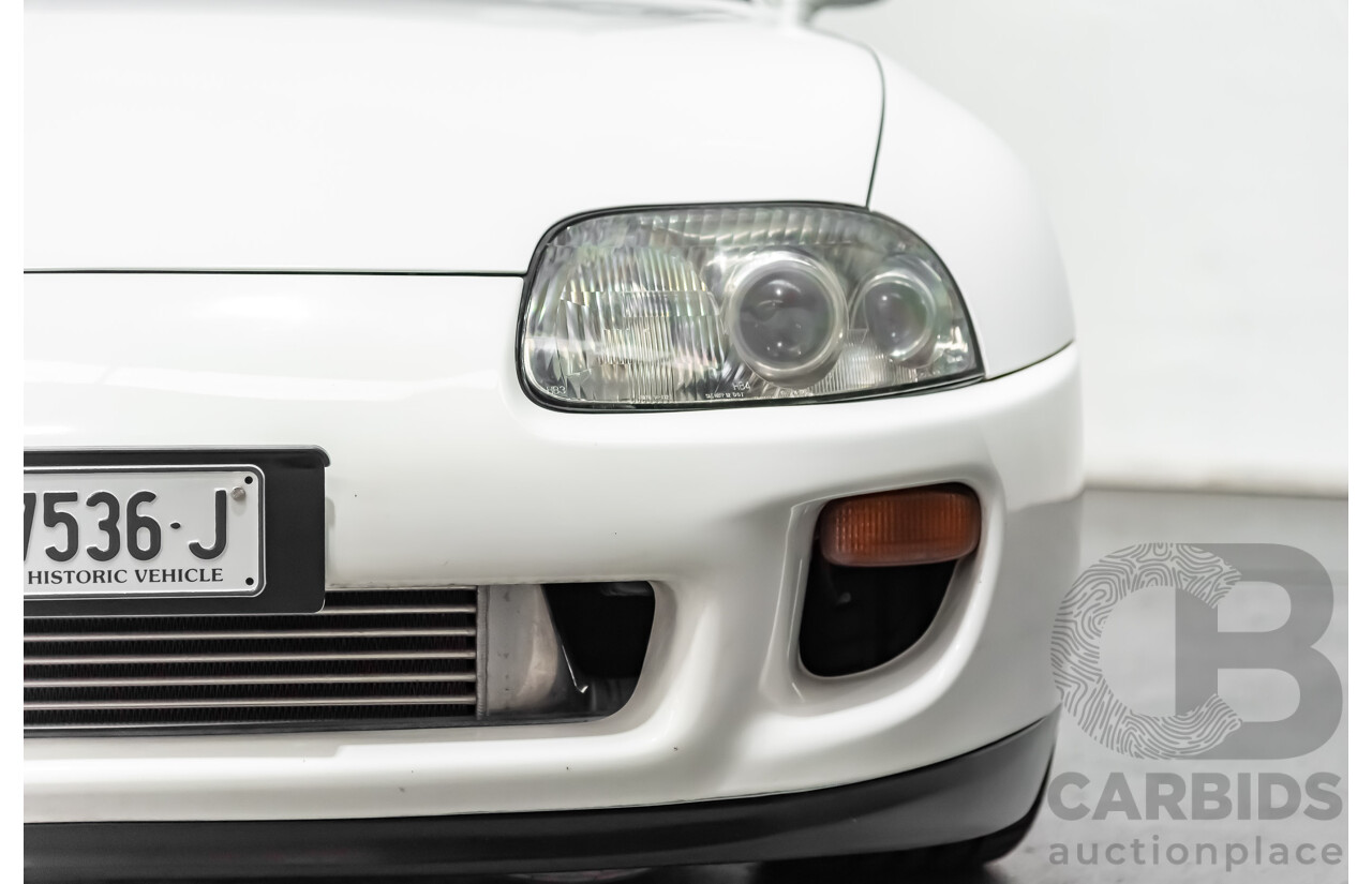 08/1993 Toyota Supra RZ JZA80 2Dr Coupe White 2JZGTE 3.0L Turbo