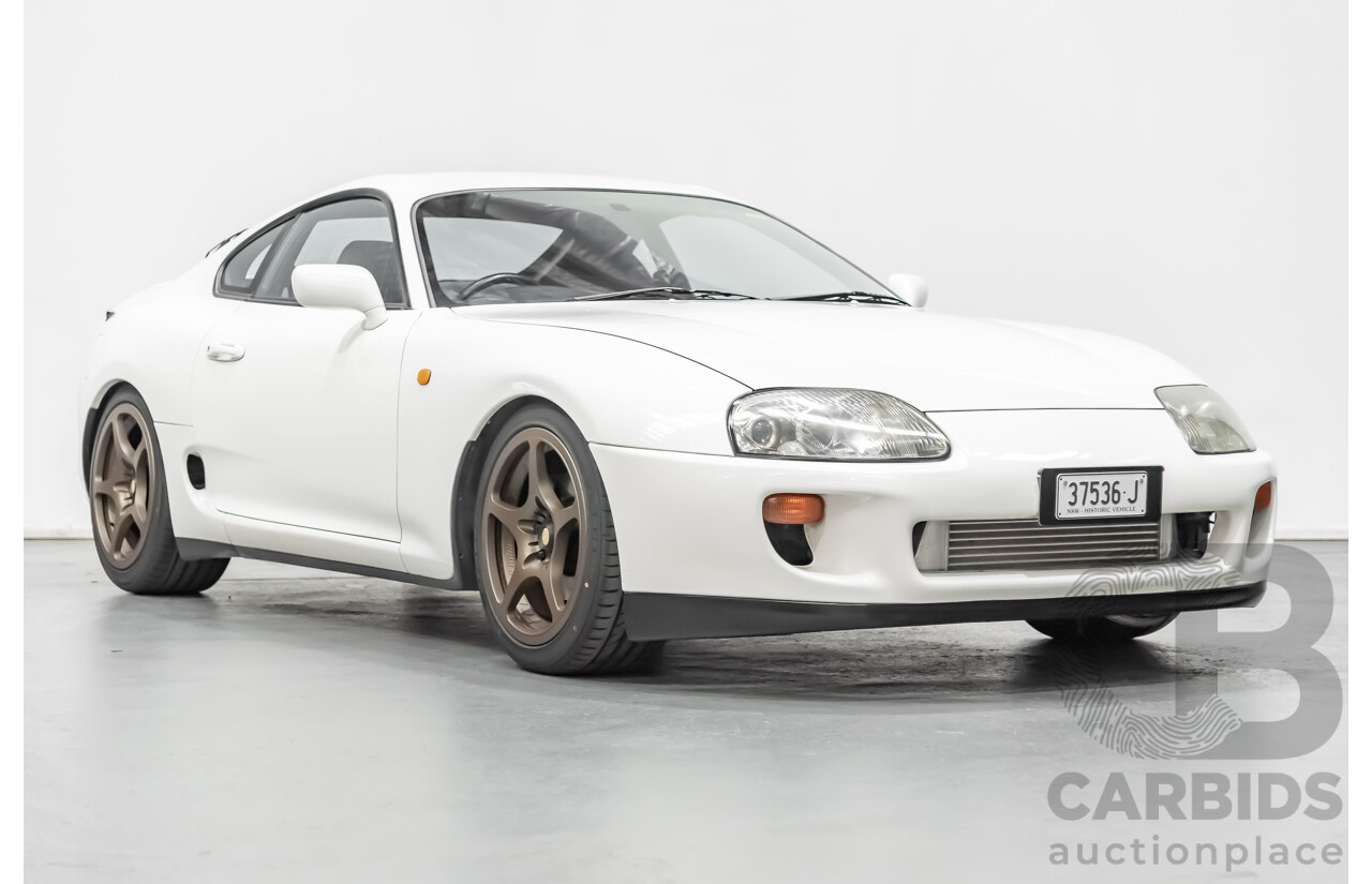 08/1993 Toyota Supra RZ JZA80 2Dr Coupe White 2JZGTE 3.0L Turbo