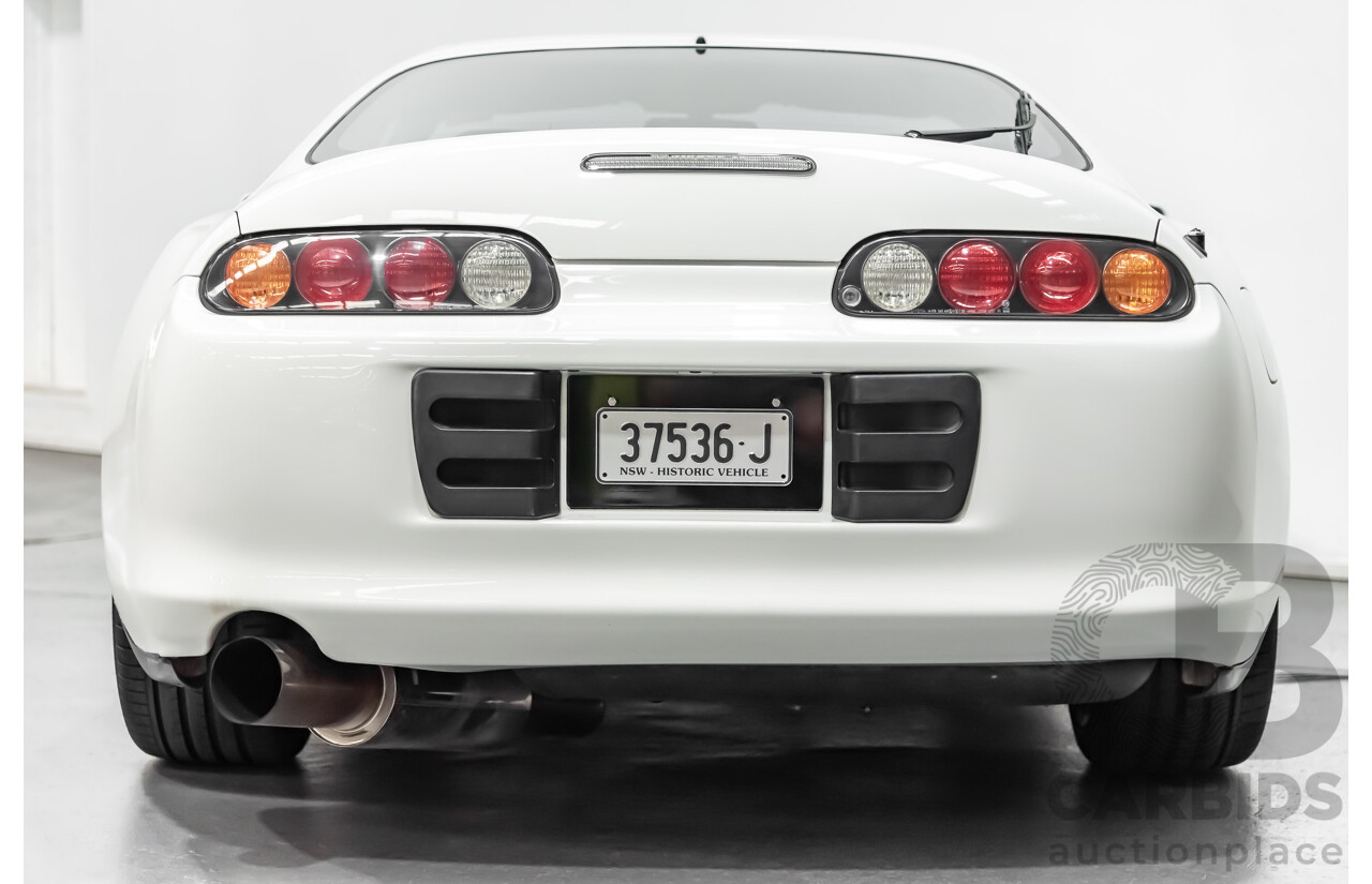 08/1993 Toyota Supra RZ JZA80 2Dr Coupe White 2JZGTE 3.0L Turbo