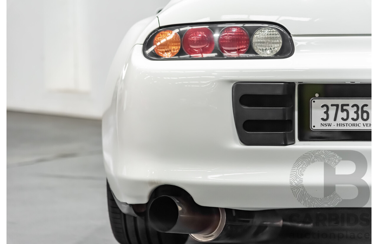 08/1993 Toyota Supra RZ JZA80 2Dr Coupe White 2JZGTE 3.0L Turbo