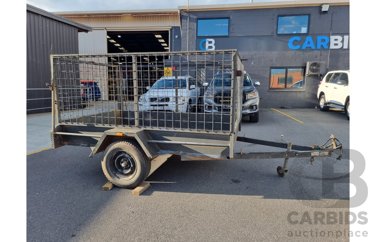 2019 Homemade Box Trailer with Cage (2450mm L X 1540mm W) - VIN: 6T9T20V97KA01X390