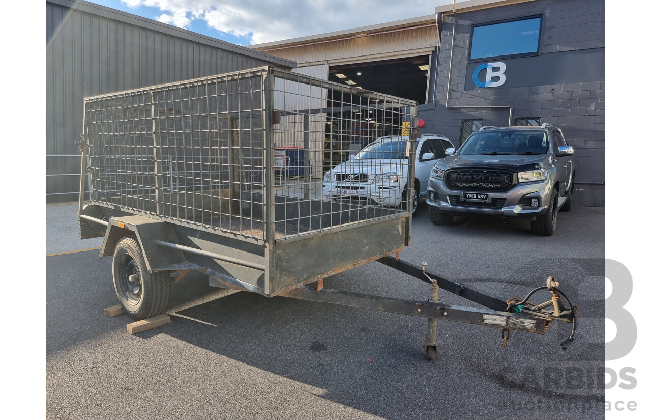 2019 Homemade Box Trailer with Cage (2450mm L X 1540mm W) - VIN: 6T9T20V97KA01X390