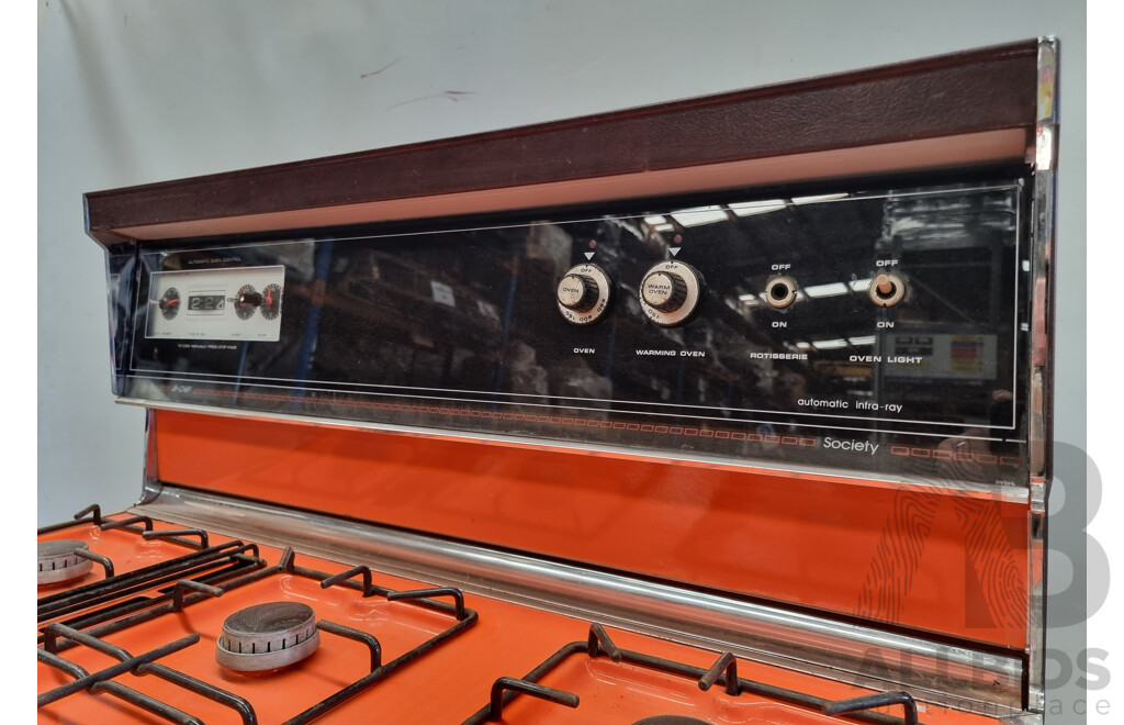 Vintage/Retro CHEF 'Society' Upright Natural Gas Oven and Cooktop