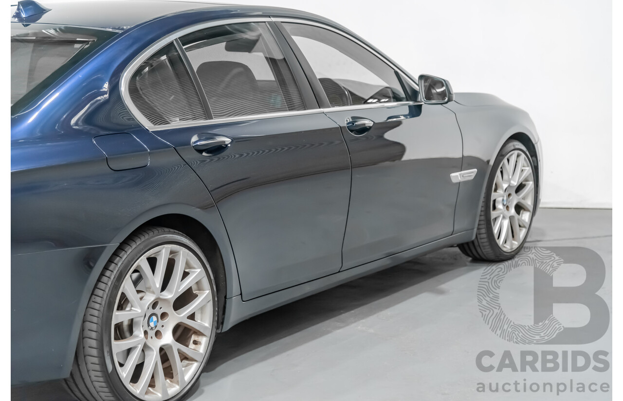 6/2009 BMW 740i F01 4d Sedan Blue 3.0L Turbo