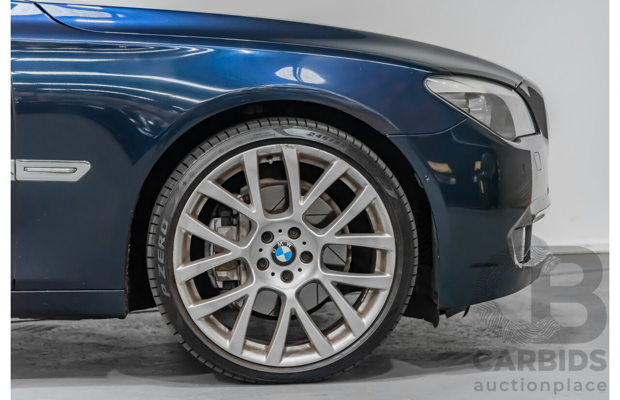 6/2009 BMW 740i F01 4d Sedan Blue 3.0L Turbo