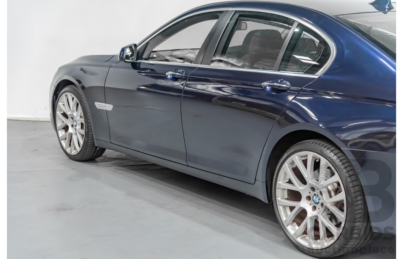 6/2009 BMW 740i F01 4d Sedan Blue 3.0L Turbo