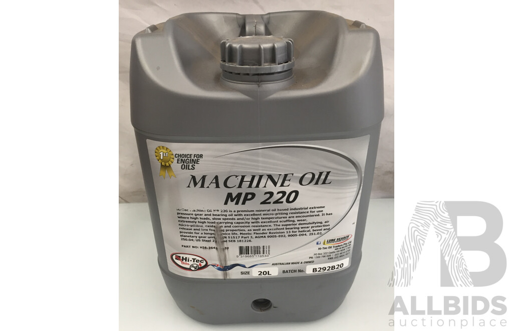 Hi-Tec Machine Oil MP 220 20L