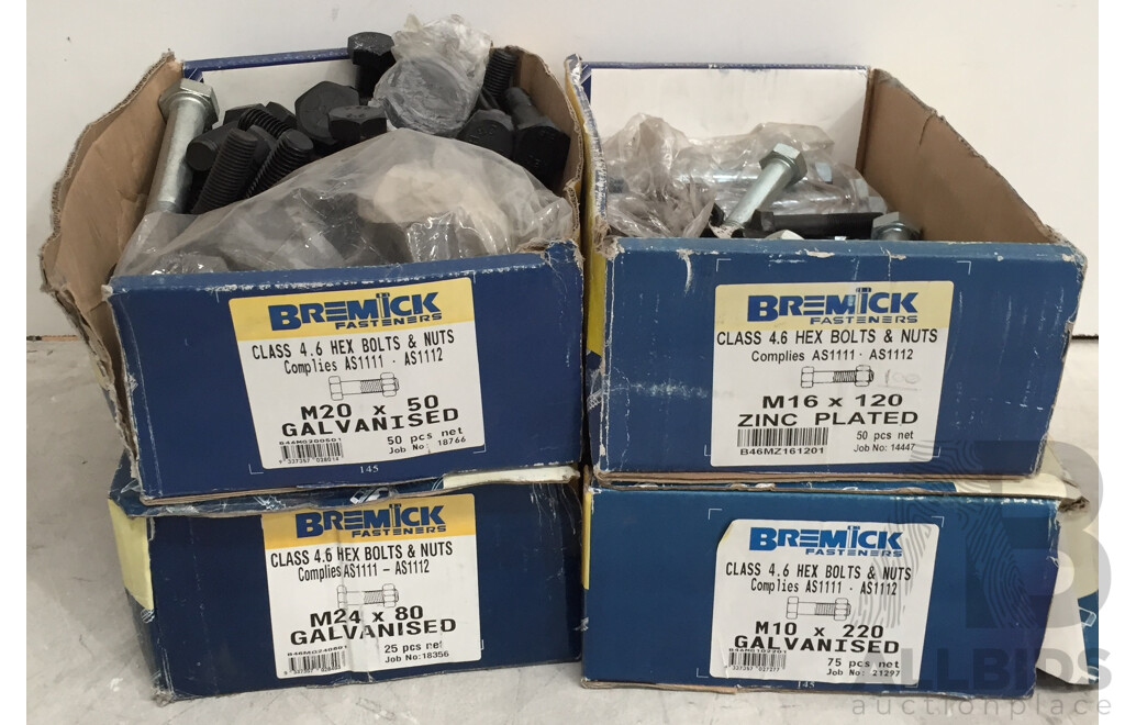 Assorted Boxes Of Bremick Fasteners - Lot 1475449 