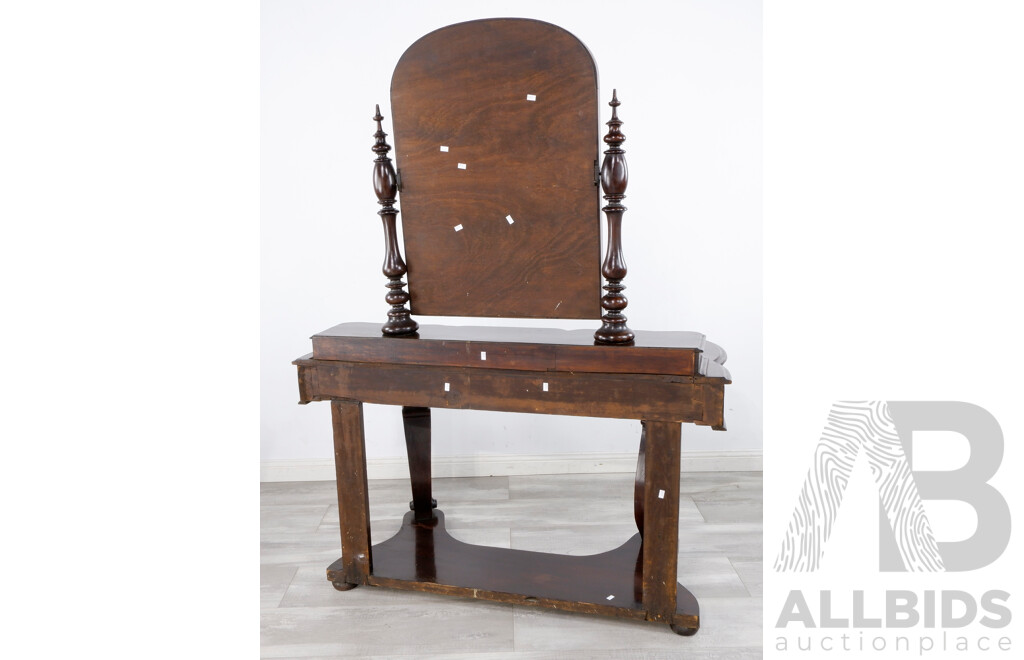 Victorian Mahogany Dressing Table, Circa 1880