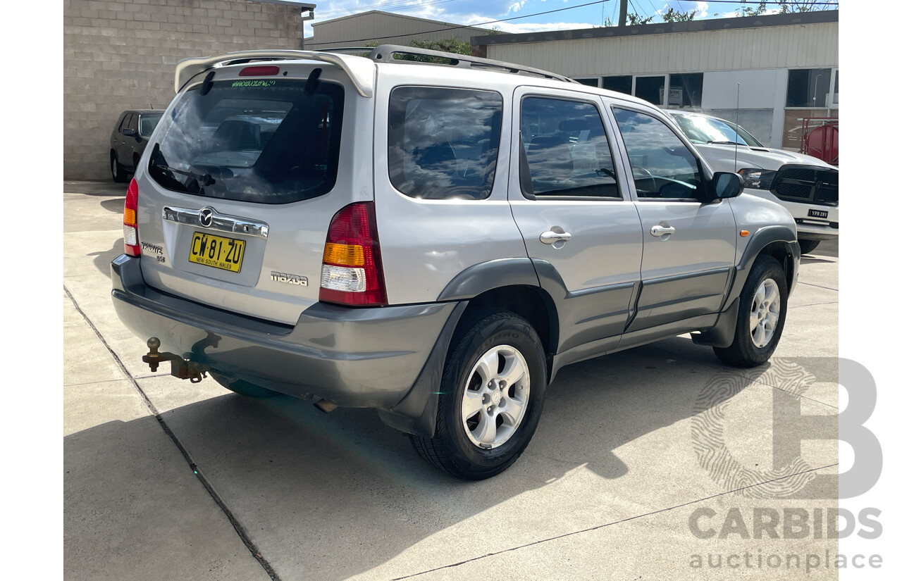 7/2003 Mazda Tribute Classic  4d Wagon Silver 3.0L