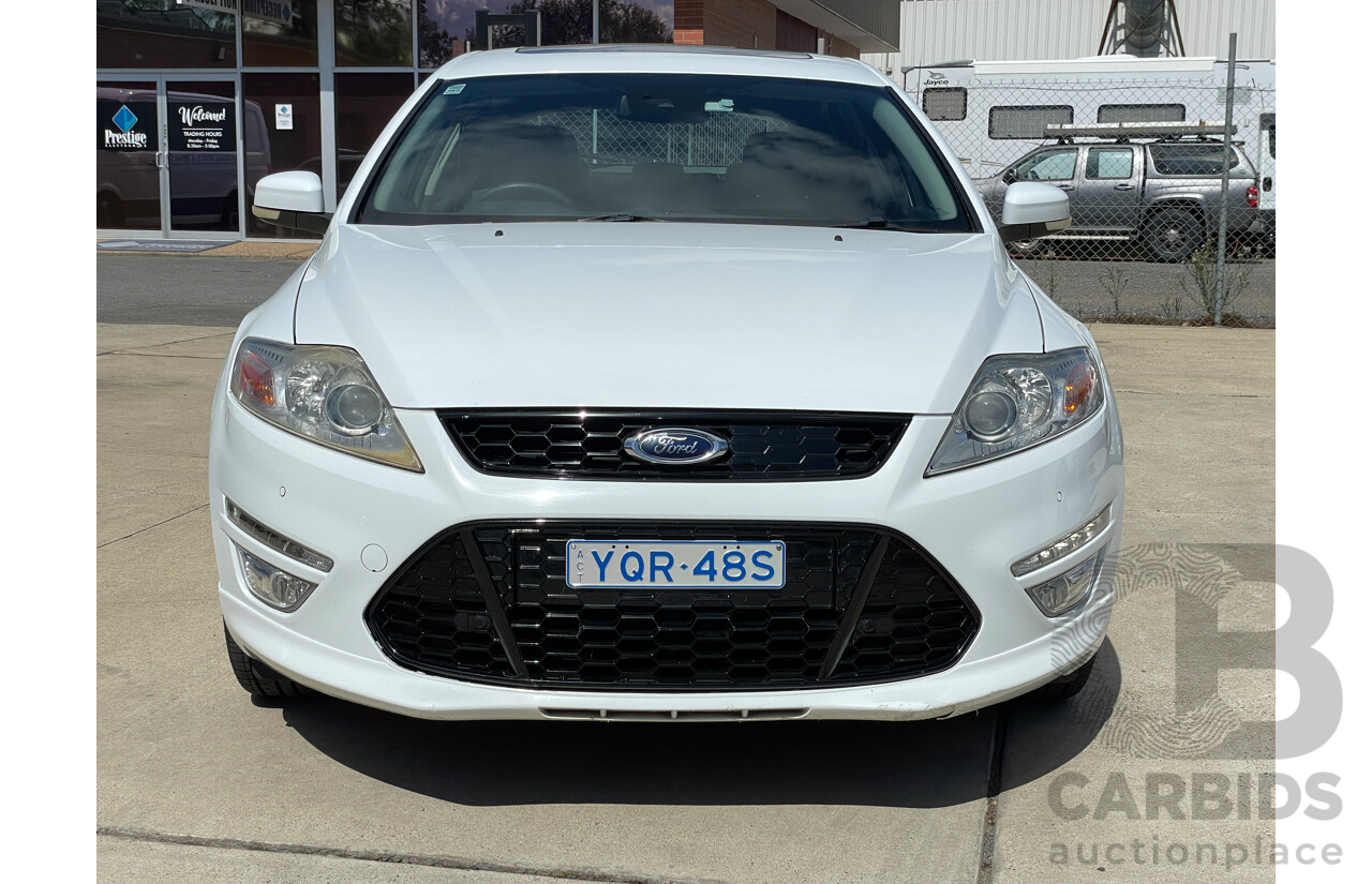 8/2011 Ford Mondeo Titanium MC 5d Hatchback White 2.0L