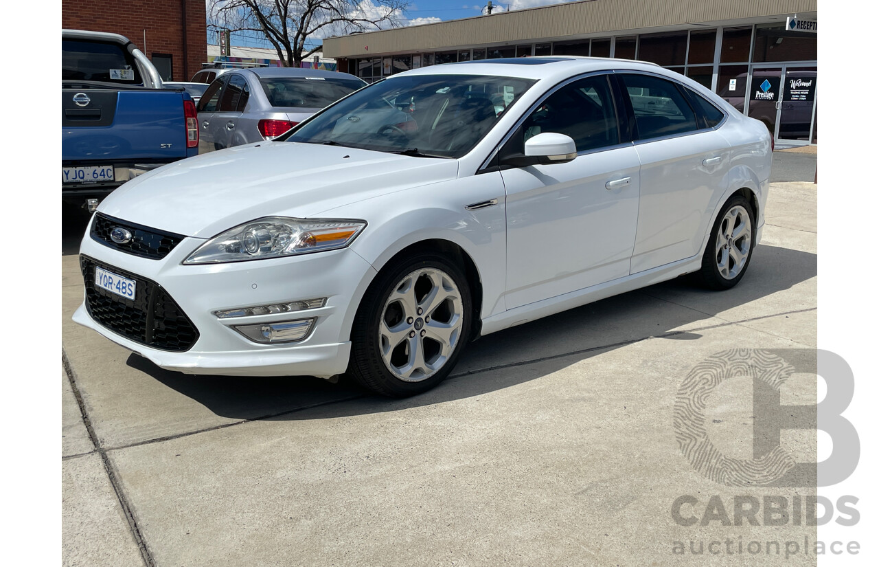 8/2011 Ford Mondeo Titanium MC 5d Hatchback White 2.0L