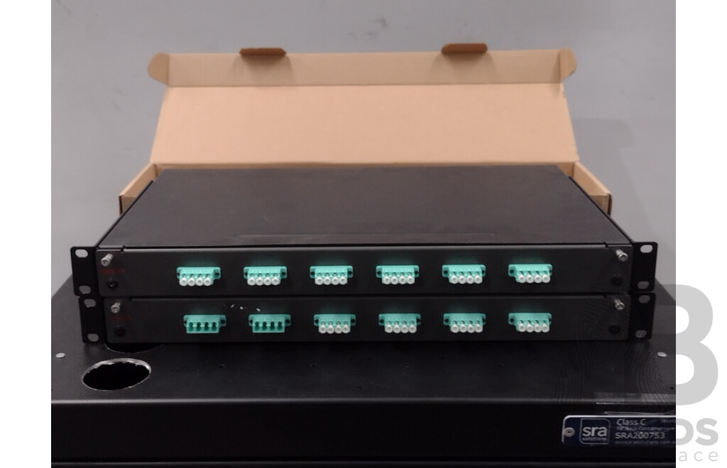 SRA Calss C 19-Inch 12RU Rack Mount Cabinet W/ Fibre Distribution Units