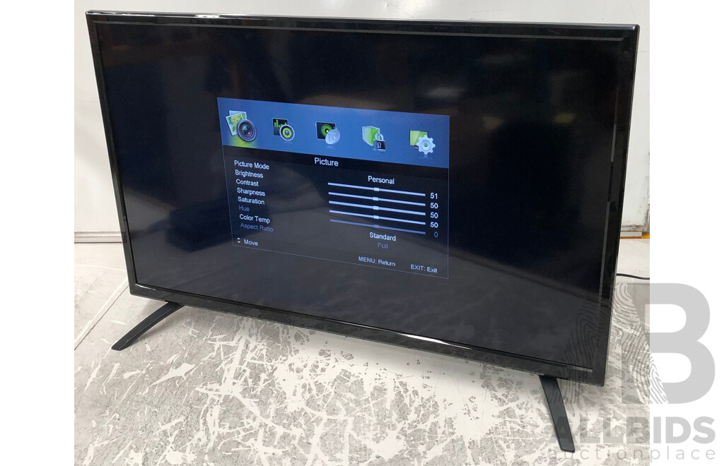 GVA (G32TDC15) 32-Inch LED LCD TV w/ Built-in DVD Player