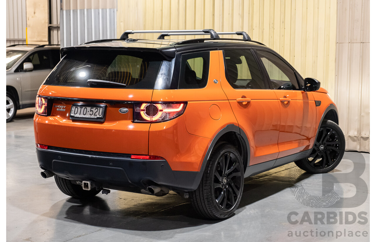 3/2016 Land Rover Discovery Sport SD4 HSE Luxury (4x4) LC MY16 4d Wagon Phoenix Orange Turbo Diesel 2.2L