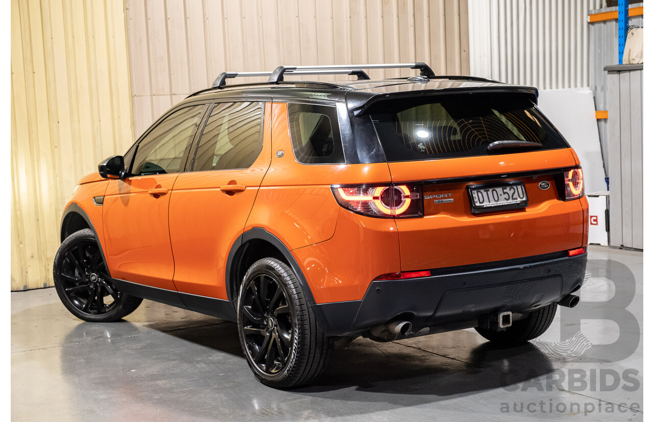 3/2016 Land Rover Discovery Sport SD4 HSE Luxury (4x4) LC MY16 4d Wagon Phoenix Orange Turbo Diesel 2.2L