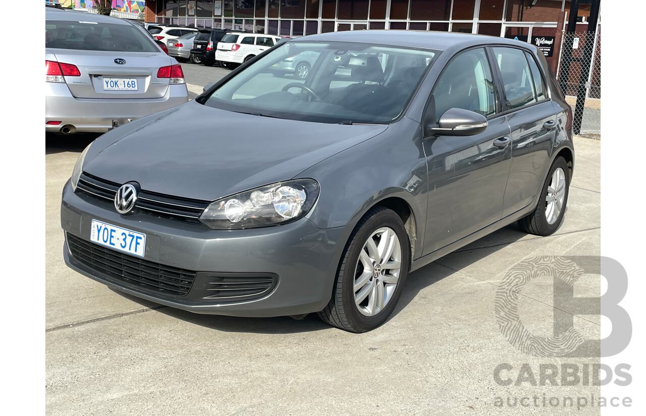 3/2012 Volkswagen Golf 118 TSI Comfortline 1K MY12 5d Hatchback Grey 1.4L