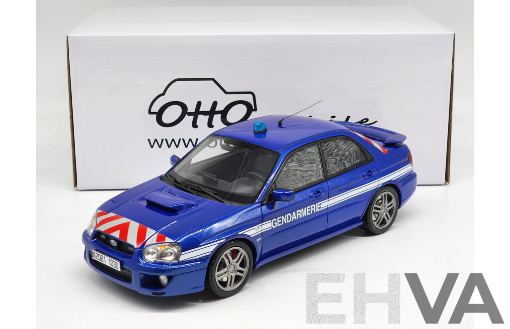 Ottomobile 2006 Subaru Impreza WRX STI Gendarmerie Police OT948 1:18 Scale - New