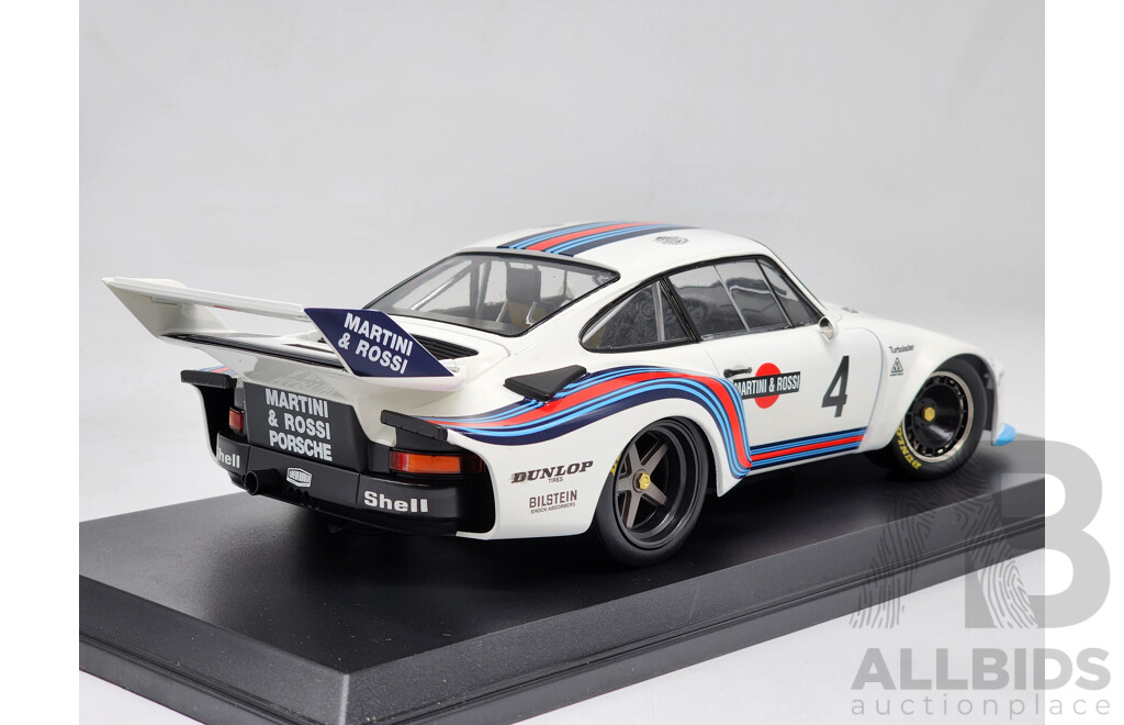 Norev 1976 Porsche 935 No.4, Winner 6h Watkins Glen Stommelen/Schurti Martini Livery 1:18 Scale Model Car