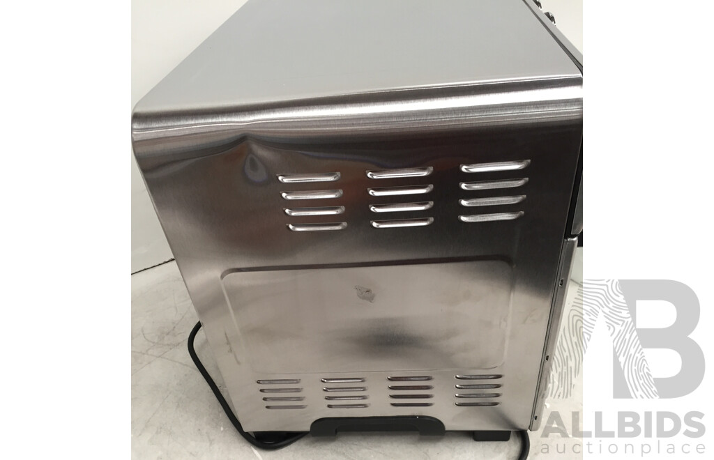 Dented Kogan 23L Digital Air Fryer Oven (Stainless Steel) - ORP $149.00