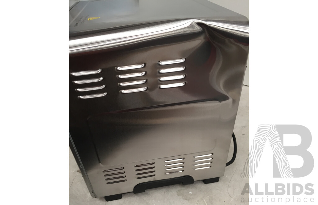 Dented Kogan 23L Digital Air Fryer Oven (Stainless Steel) - ORP $149.00