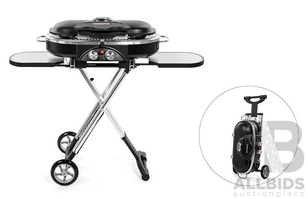 Cookmaster Portable LPG Twin Grill BBQ - ORP $287.00