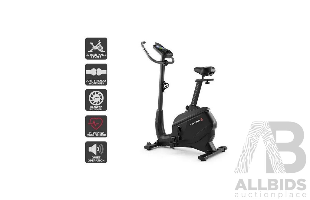Fortis Automatic Variable Resistance Upright Exercise Bike (EXR-620A) - ORP $269.00
