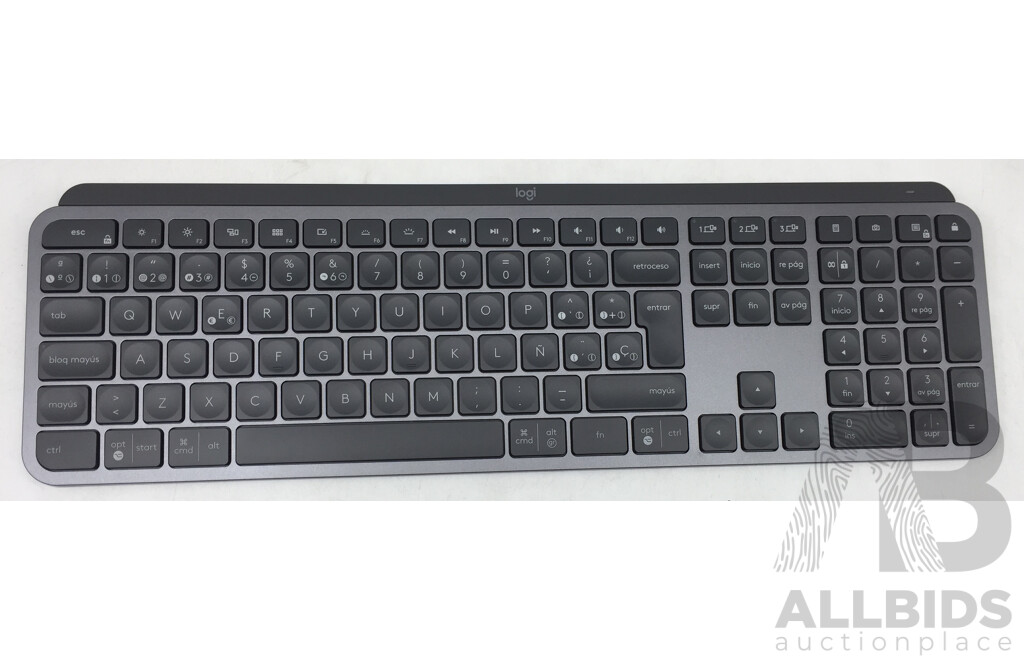 Logitech MX Keys Advanced Wireless Illuminated Keyboard (Spanish Layout) - ORP $178.00