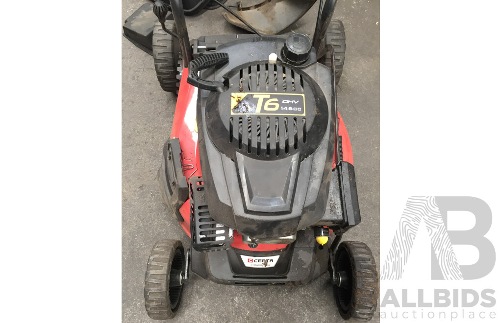 Certa Self Propelled Petrrol Lawn Mower - ORP $294.00