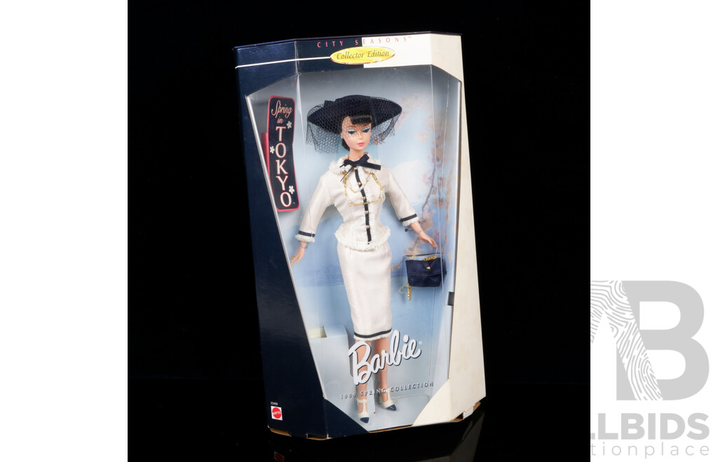 Collector Edition City Seasons 1999 Spring Collection Spring in Tokyo Barbie Doll in Original Box, Number 23499
