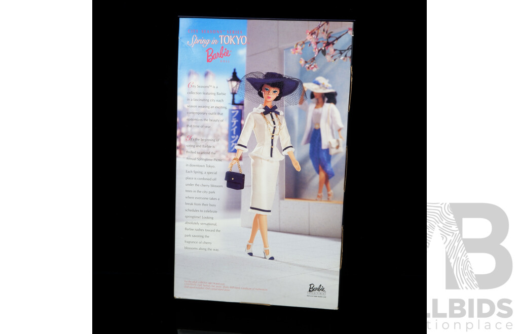 Collector Edition City Seasons 1999 Spring Collection Spring in Tokyo Barbie Doll in Original Box, Number 23499