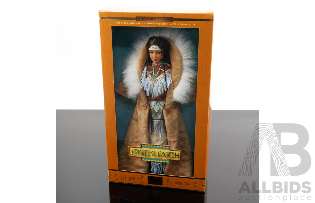 Limited Edition Native Spirit Collection Toys R Us Exclusive Spirit of the Earth Barbie Doll in Original Box, Number 50707