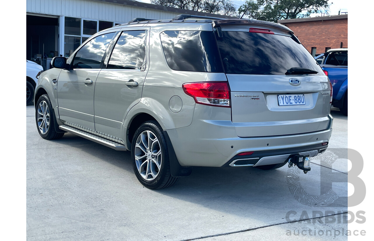 10/2011 Ford Territory Titanium (4x4) SZ 4d Wagon Green 2.7L