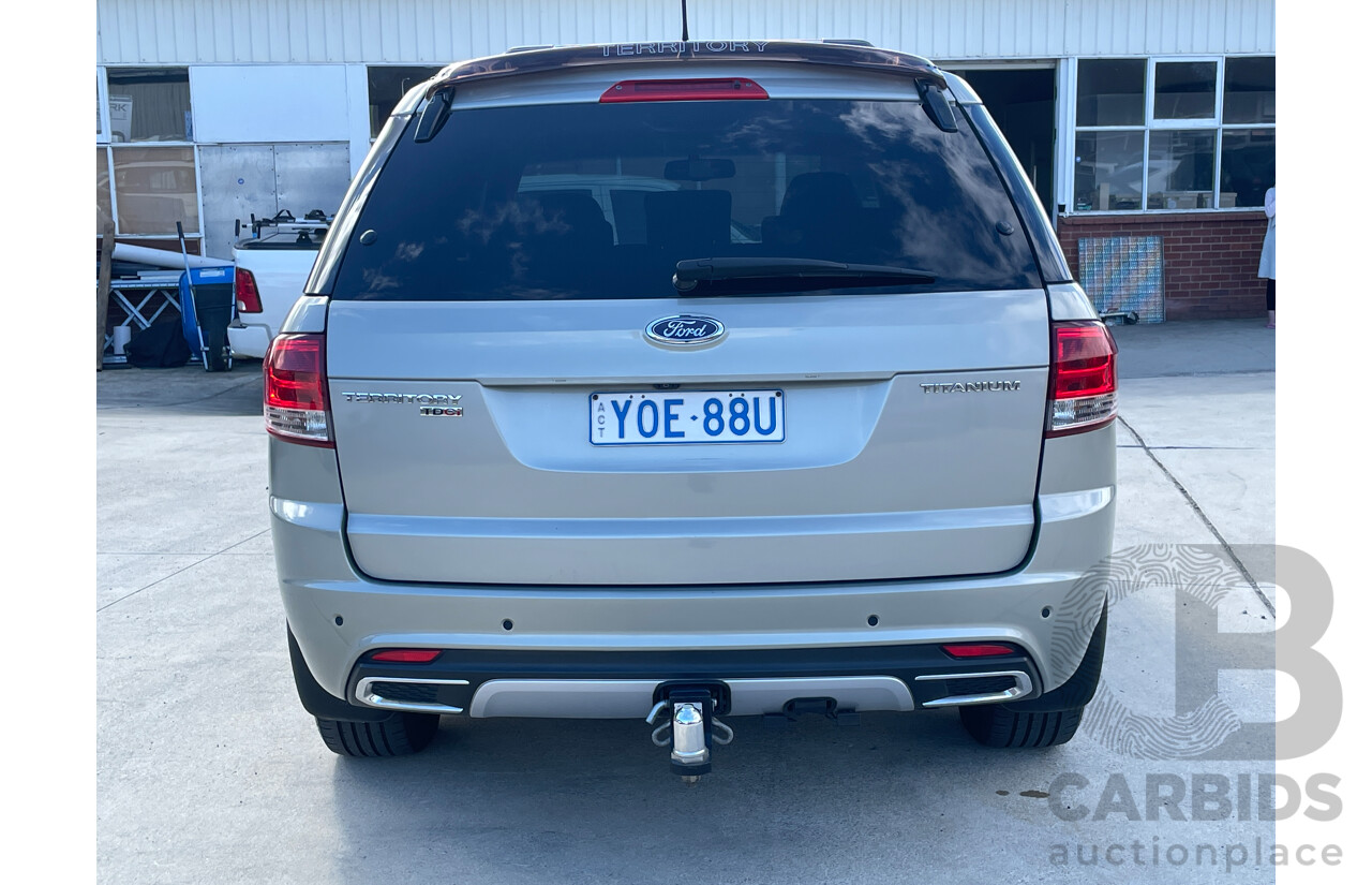 10/2011 Ford Territory Titanium (4x4) SZ 4d Wagon Green 2.7L