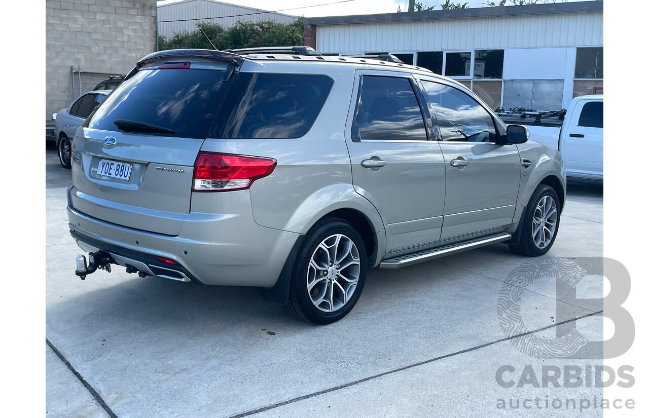 10/2011 Ford Territory Titanium (4x4) SZ 4d Wagon Green 2.7L