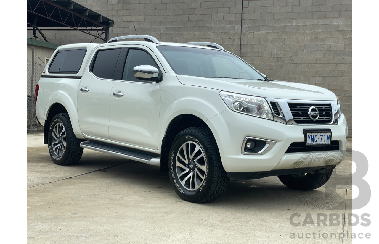 2/2018 Nissan Navara ST-X NP300 D23 Dual Cab Utility White 2.3L