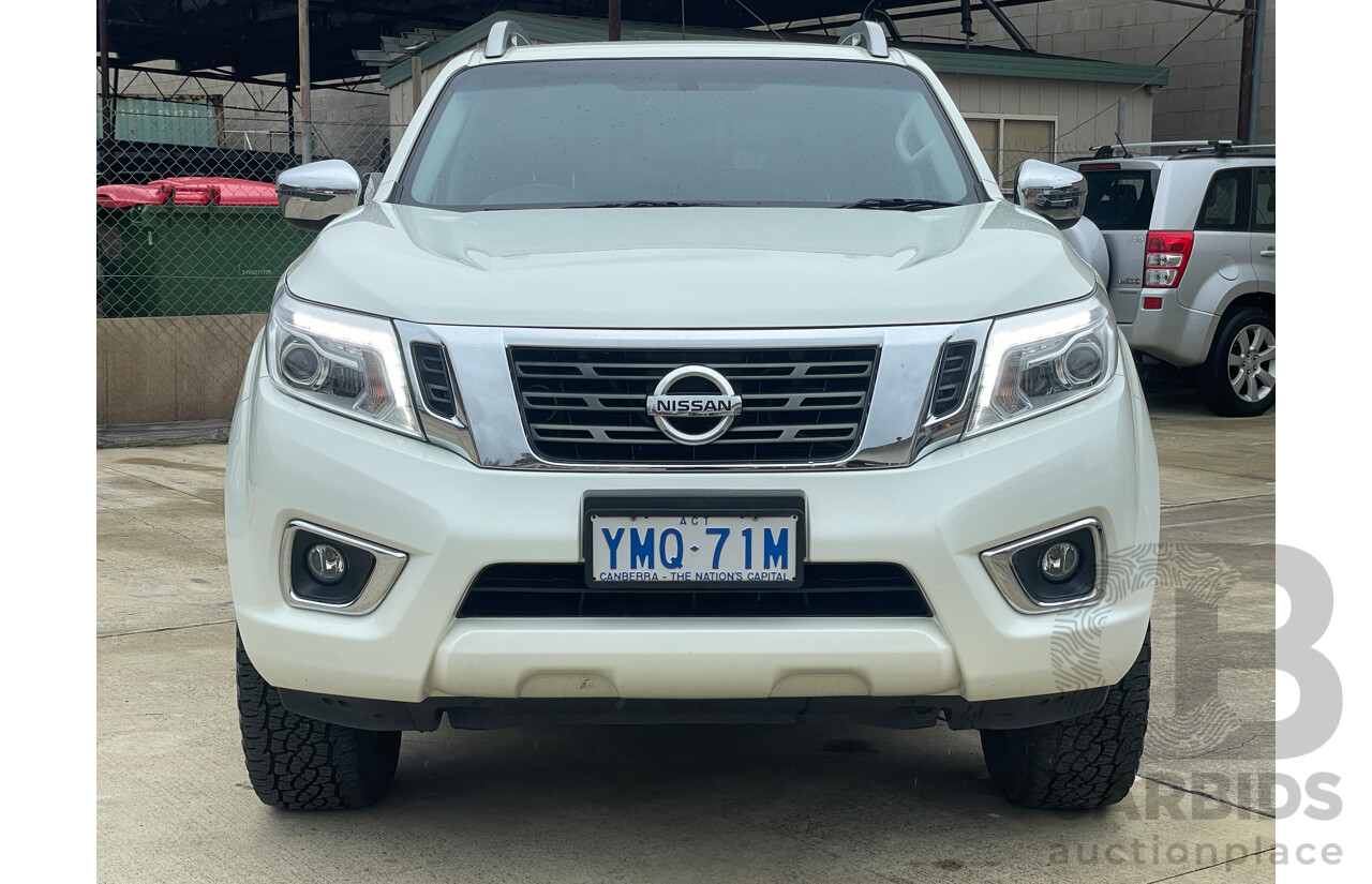 2/2018 Nissan Navara ST-X NP300 D23 Dual Cab Utility White 2.3L