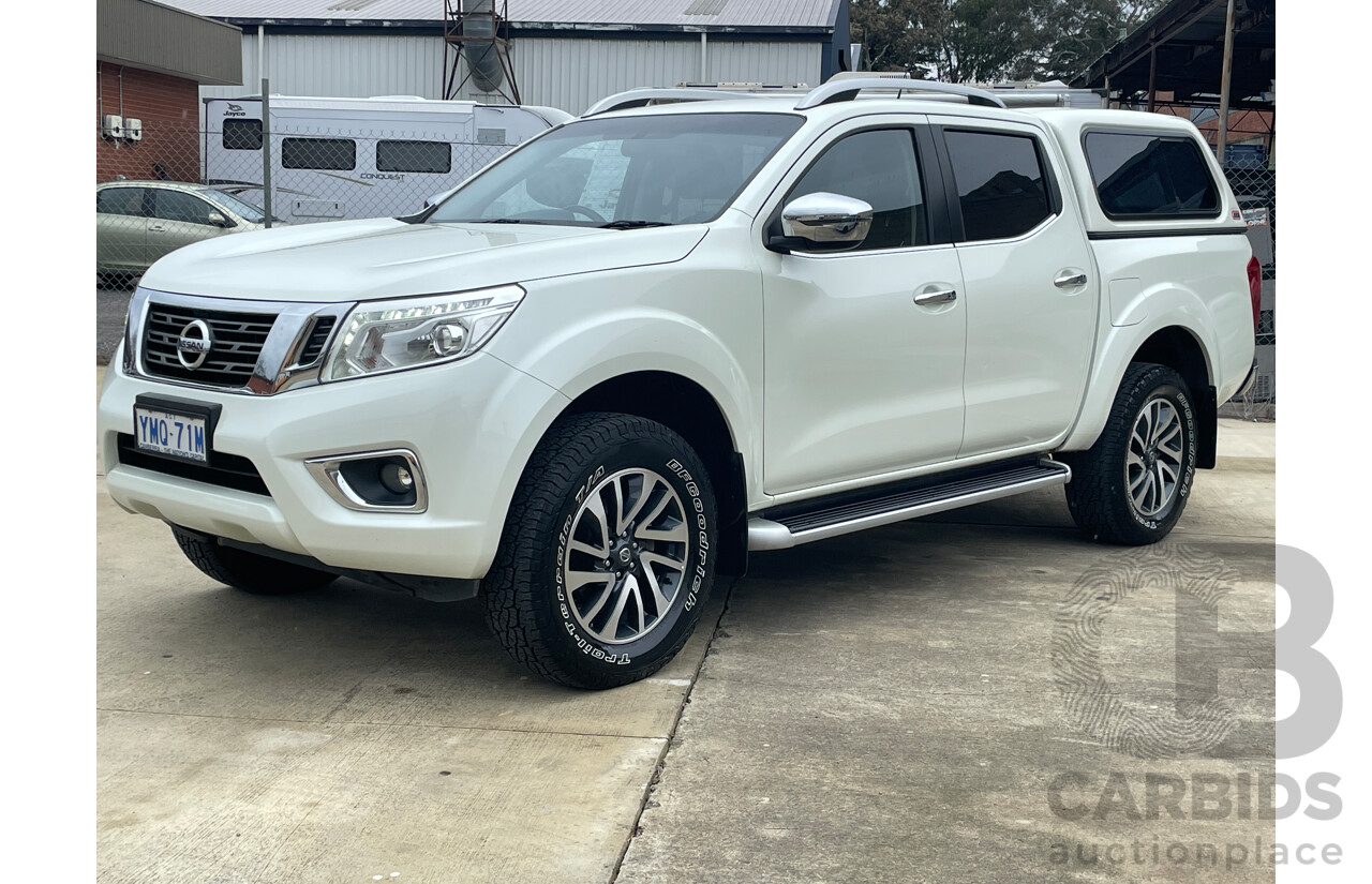 2/2018 Nissan Navara ST-X NP300 D23 Dual Cab Utility White 2.3L