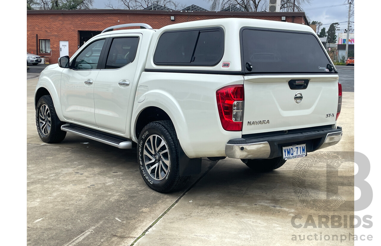 2/2018 Nissan Navara ST-X NP300 D23 Dual Cab Utility White 2.3L